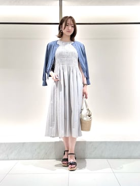 ANAYI ショップスタッフさん(レディース・167cm)の春コーディネート