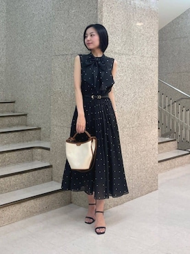  ANAYI　ショップスタッフさん（レディース・162cm）の夏コーディネート