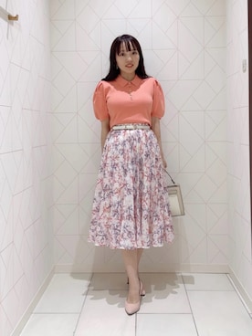 ANAYI ショップスタッフさん(レディース・153cm)の春コーディネート