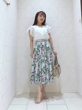ANAYI ショップスタッフさん(レディース・153cm)の夏コーディネート