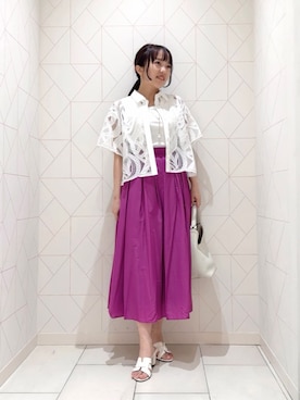 ANAYI ショップスタッフさん(レディース・153cm)の春コーディネート