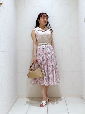  ANAYI　ショップスタッフさん（レディース・153cm）の春コーディネート