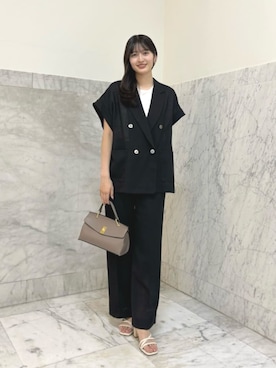  ANAYI　ショップスタッフさん（レディース・166cm）の夏コーディネート