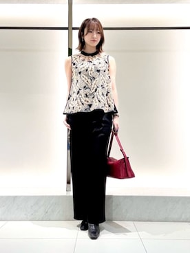  ANAYI　ショップスタッフさん（レディース・167cm）の夏コーディネート