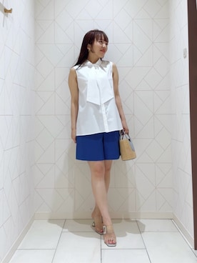  ANAYI　ショップスタッフさん（レディース・153cm）の春コーディネート