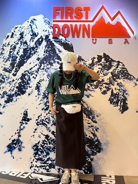 ファーストダウン@東京officialさん(レディース・152cm)の秋コーディネート