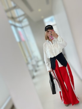 「PRANK PROJECT（プランクプロジェクト）のアイテム」を使った、Nicoさん（レディース・166cm）の夏コーディネート