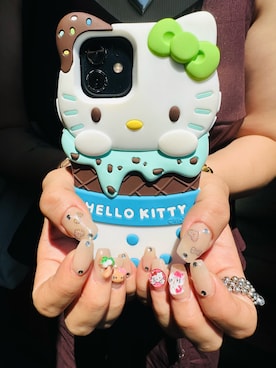 「SHEINのアイテム（スマホケース/カバー、ホワイト系）」を使った、Nicoさん（レディース・166cm）の夏コーディネート