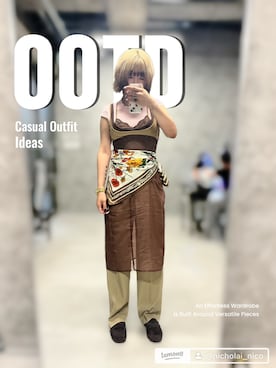 Nicoさん(レディース・166cm)の秋コーディネート
