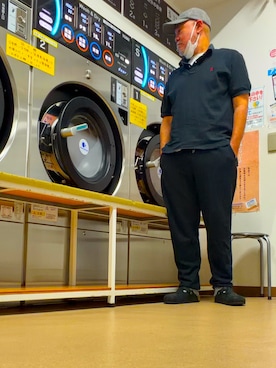 「UNIQLO（ユニクロ）のアイテム（キャップ）」を使った、1sa4さん（メンズ・174cm）の秋コーディネート