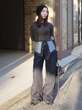 「Casselini（キャセリーニ）のアイテム」を使った、梨花さん（レディース・150cm）の秋コーディネート