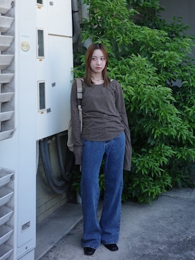 「Casselini（キャセリーニ）のアイテム」を使った、梨花さん（レディース・150cm）の夏コーディネート