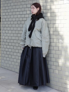 「anuke（アンヌーク）のアイテム」を使った、梨花さん（レディース・150cm）の秋コーディネート