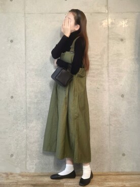 オールインワン サロペットを使った 大人かわいい の人気ファッションコーディネート Wear