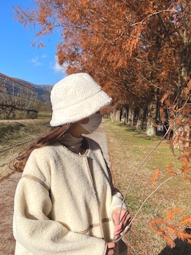 「お出かけスタイル」｜「アイテム（その他）」を使った、エリーさん（レディース・163cm）の冬コーディネート