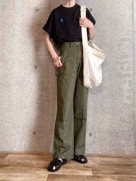 「GeeRA」｜「アイテム（その他）」を使った、エリーさん（レディース・163cm）の夏コーディネート