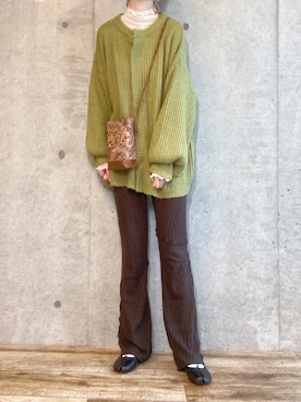 「kastane_ootd」｜「アイテム（その他）」を使った、エリーさん（レディース・163cm）の秋コーディネート