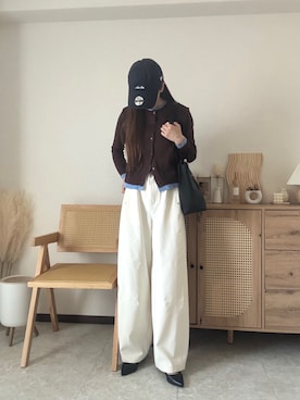 「tiptop（ティップトップ）のアイテム」を使った、エリーさん（レディース・163cm）の夏コーディネート