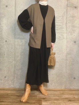 「ラブユ.」｜エリーさん（レディース・163cm）の秋コーディネート