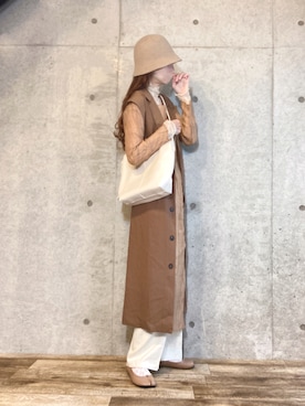 「ほめられ本命コーデ」｜「アイテム（パンプス）」を使った、エリーさん（レディース・163cm）の冬コーディネート