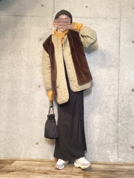 エリーさん(レディース・163cm)の冬コーディネート