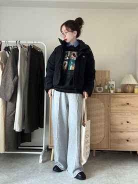 「アイテム（その他）」を使った、エリーさん（レディース・163cm）の冬コーディネート