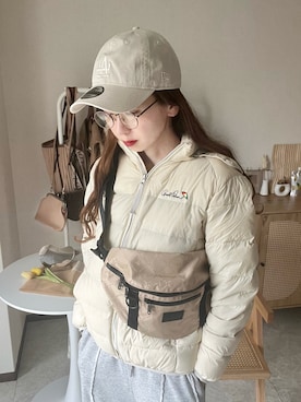 「アイテム（その他）」を使った、エリーさん（レディース・163cm）の冬コーディネート