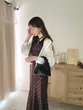 「着回しコーデ」｜エリーさん（レディース・163cm）の夏コーディネート