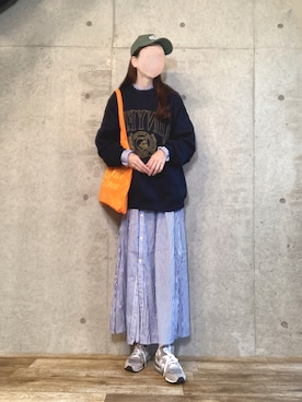 「春服デビュー宣言」｜「アイテム（シャツワンピース）」を使った、エリーさん（レディース・163cm）の春コーディネート