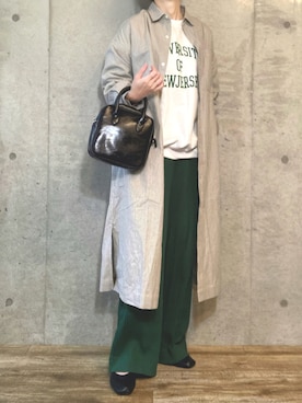 「FEELING MADE（フィーリングメイド）のアイテム」を使った、エリーさん（レディース・163cm）の冬コーディネート