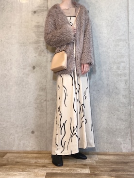 「AS KNOW AS plus（アズノゥアズプラス）のアイテム（ジャケット/アウター）」を使った、エリーさん（レディース・163cm）の秋コーディネート