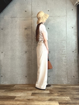 「etade（エタード）のアイテム」を使った、エリーさん（レディース・163cm）の夏コーディネート