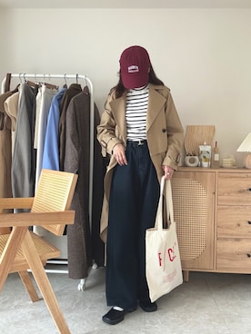 「F/CE. （エフシーイー）のアイテム」を使った、エリーさん（レディース・163cm）の春コーディネート