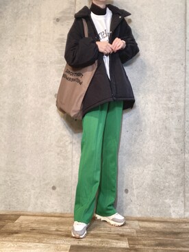 「Traditional Weatherwear」｜「アイテム（その他）」を使った、エリーさん（レディース・163cm）の冬コーディネート