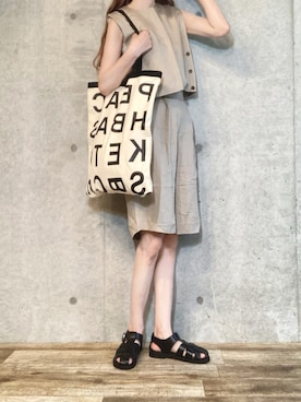 エリーさん（レディース・163cm）の夏コーディネート