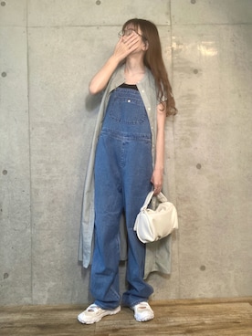 「ごきげんウィーク」｜「アイテム（キャミソール）」を使った、エリーさん（レディース・163cm）の春コーディネート