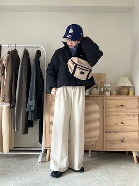 「アイテム（その他）」を使った、エリーさん（レディース・163cm）の冬コーディネート