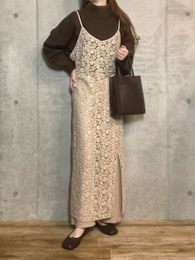 エリーさん（レディース・163cm）の冬コーディネート