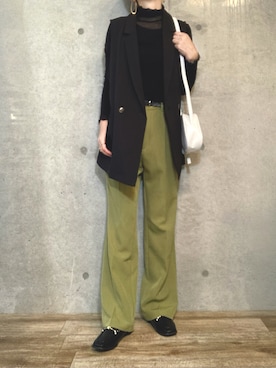 「zucca」｜「アイテム（その他）」を使った、エリーさん（レディース・163cm）の春コーディネート