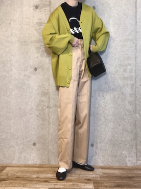 「LOW JACK DESIGN（ロウジャックデザイン）のアイテム」を使った、エリーさん（レディース・163cm）の春コーディネート