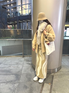 「Lucida（ルシーダ）のアイテム」を使った、エリーさん（レディース・163cm）の春コーディネート