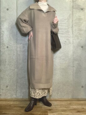 エリーさん(レディース・163cm)の冬コーディネート