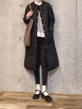 「Traditional Weatherwear」｜「アイテム（その他）」を使った、エリーさん（レディース・163cm）の冬コーディネート