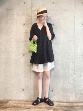 エリーさん（レディース・163cm）の夏コーディネート