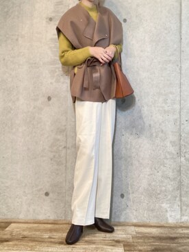 「Re:EDIT by KAREN（リエディバイカレン）のアイテム」を使った、エリーさん（レディース・163cm）の冬コーディネート