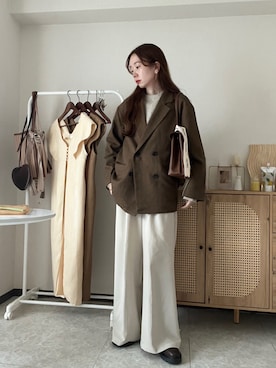 エリーさん（レディース・163cm）の冬コーディネート