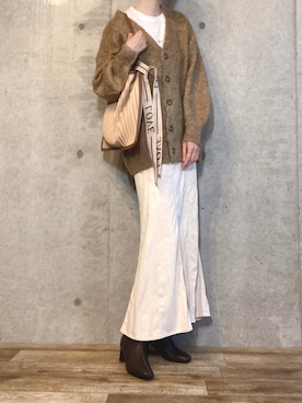 「秋のマイ旬スタイル」｜「アイテム（その他）」を使った、エリーさん（レディース・163cm）の秋コーディネート