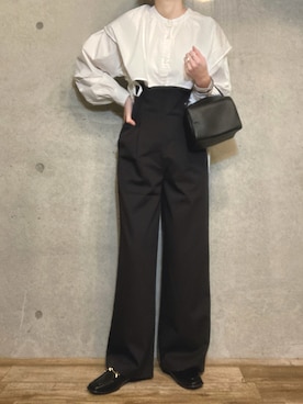 「4youstory（フォーユーストーリー）のアイテム」を使った、エリーさん（レディース・163cm）の冬コーディネート