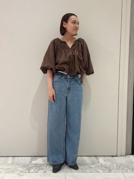 山崎唯伽さん(レディース・162cm)の夏コーディネート