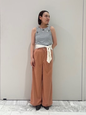 山崎唯伽さん（レディース・162cm）の夏コーディネート